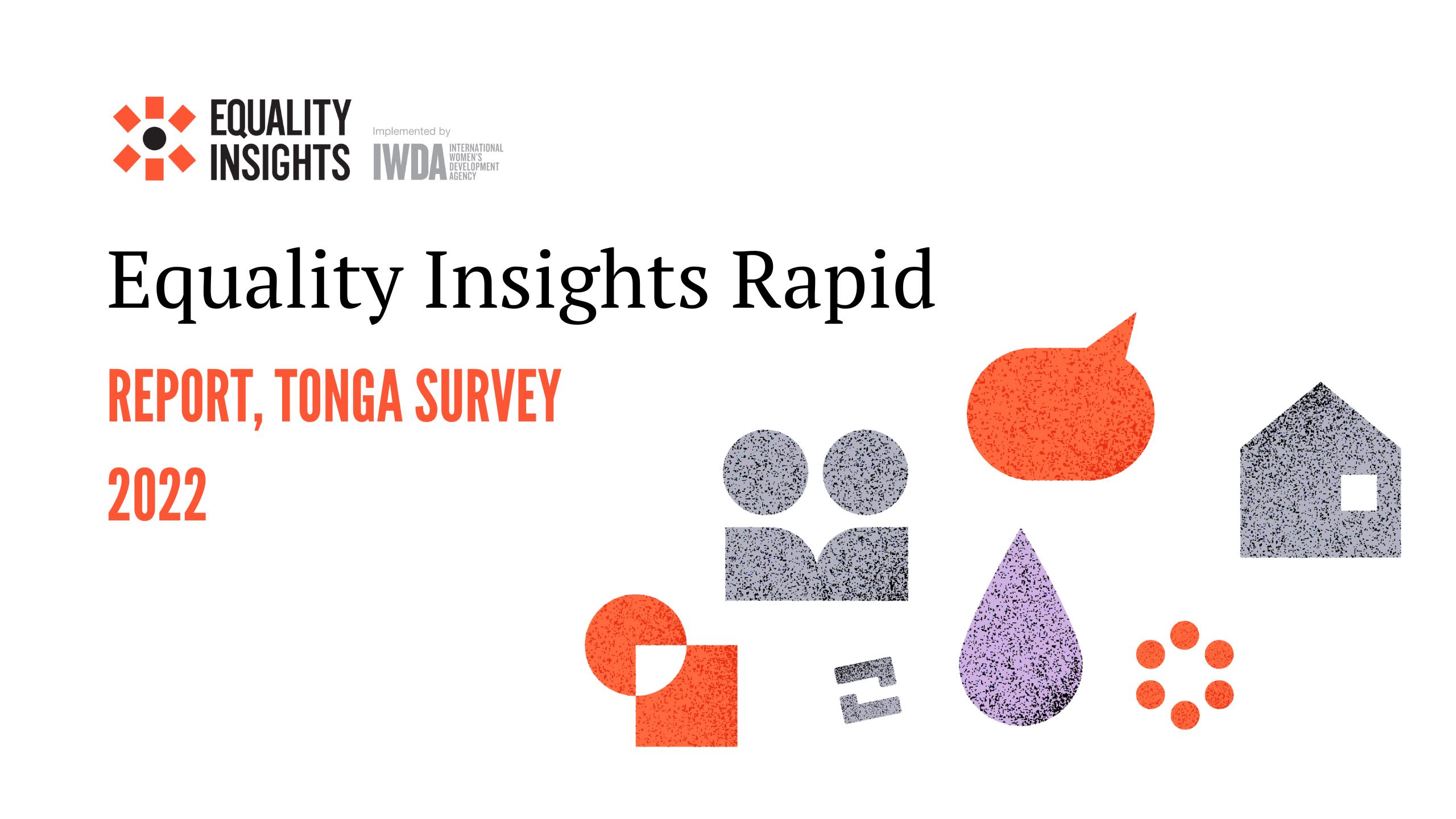 Equality Insights Rapid Report: Tonga Survey 2022
