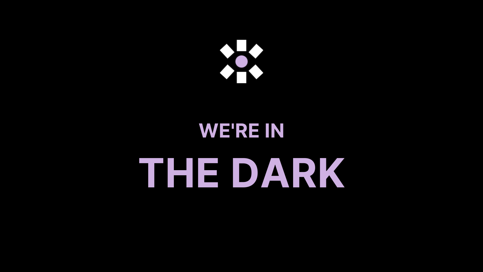 This image fades in from the previous image. Large purple text says 'without gender data we are in the dark'