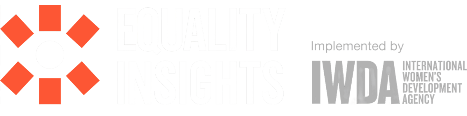 Equality Insights logo - implemented by IWDA