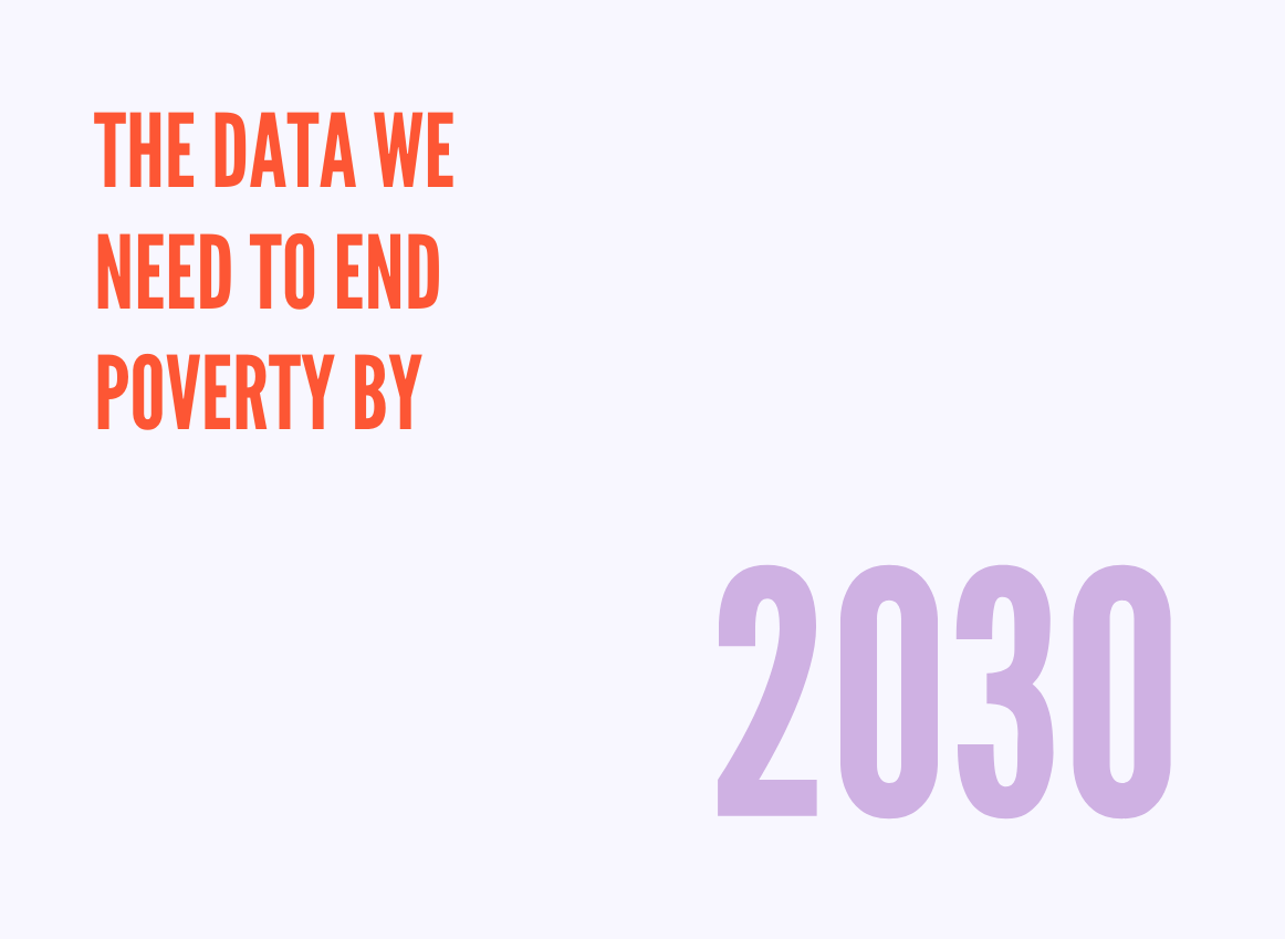 The data we need to end poverty by 2030