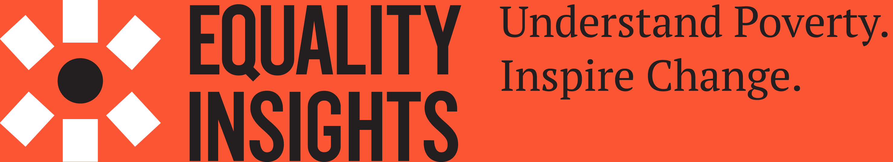 Equality Insights logo with the tagline "Understand poverty inspire change"