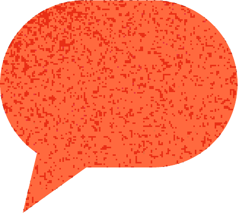 icon of a chat bubble