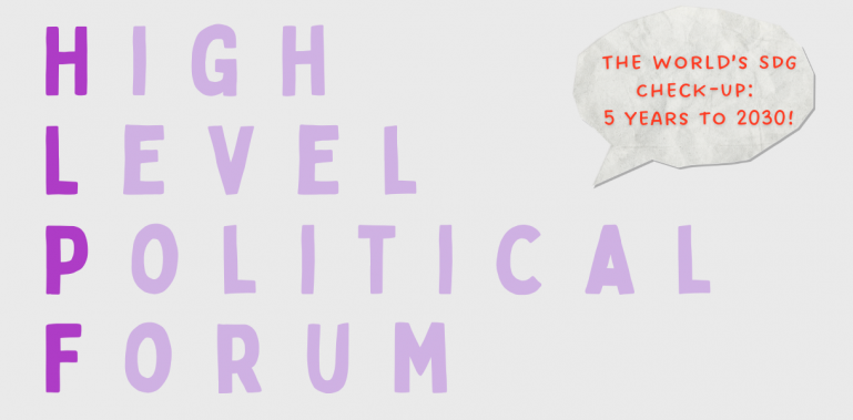 High Level Political Forum: The World's SDG Check-Up. 5 Years to 2030!
