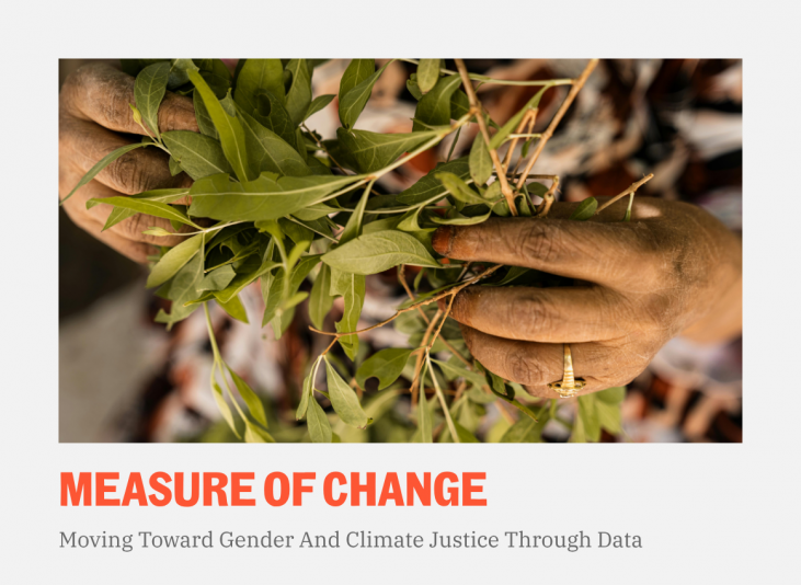 Hands with rings holding leaves